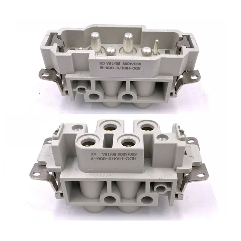 80A 4+2 kolíkový konektor Heavy Duty