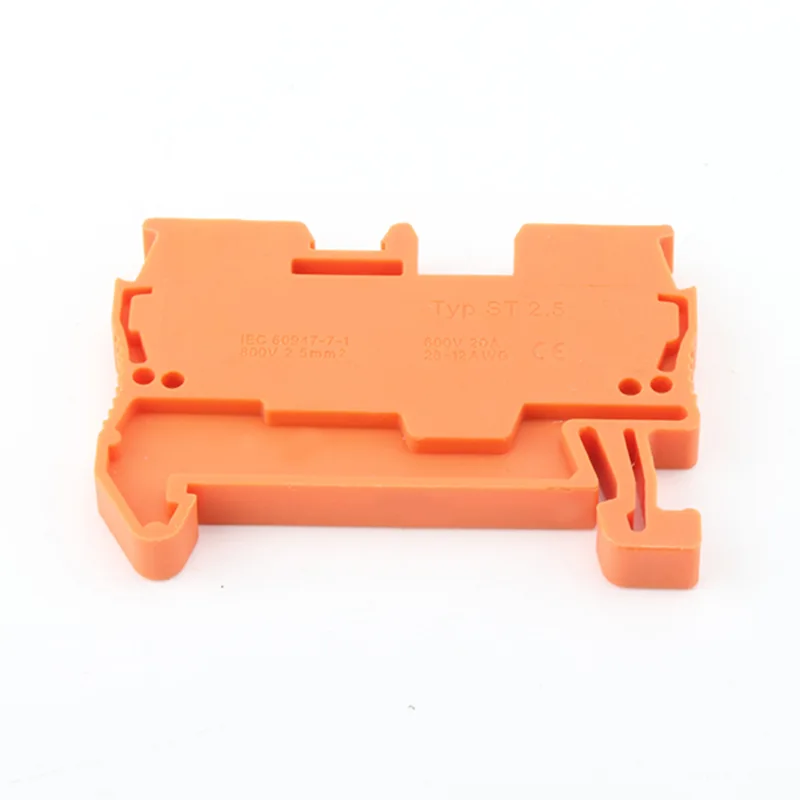 Svorkovnica ST 2,5 pružinovej koľajnice Din